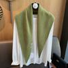  New Fashion Korea Styles Knitted Triangular Scarf Women Winter Warm Headscarf Shawl Sold Color Neckerchief Kerchief Hijab
