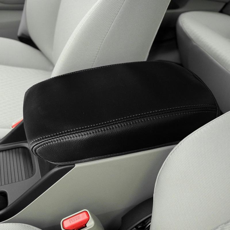 Honda Civic 12-15 Armrest Box Cover - 9th Gen Leather Center Console Cover