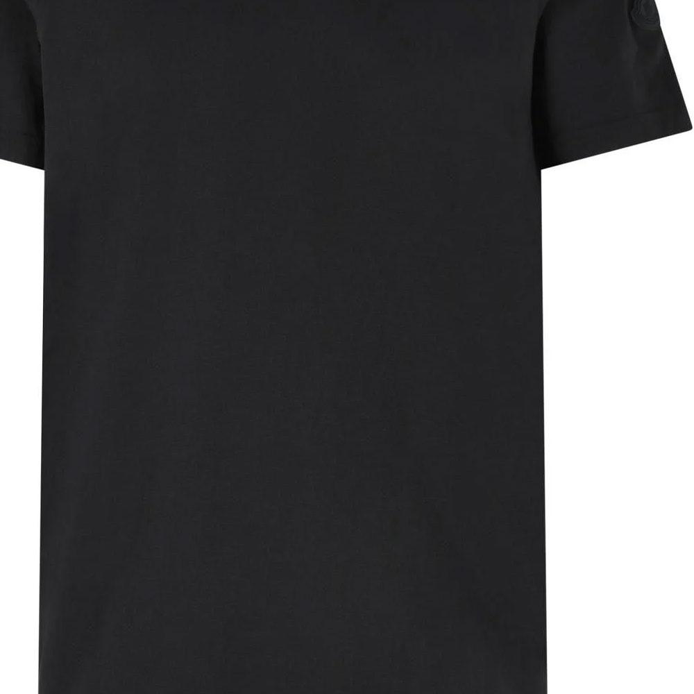 Moncler SS26 Crewneck Short-Sleeved T-Shirt With Logo Men Tops L10918C0001789AYW999