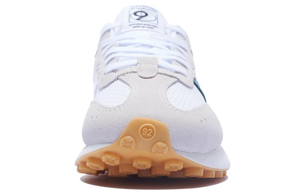 Li Ning Fangyuan Classic Slip Resistant Abrasion Resistant Low Top Sports Casual Shoes Women's White Gray Green AGCT048-1