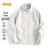Jeep Men's Spring/Autumn Casual Stand-Collar Bomber Jacket