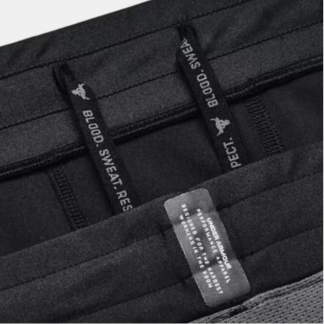 Under Armour Color Block Training Compression Fitness Pants Men Bottoms Black 1371083-001