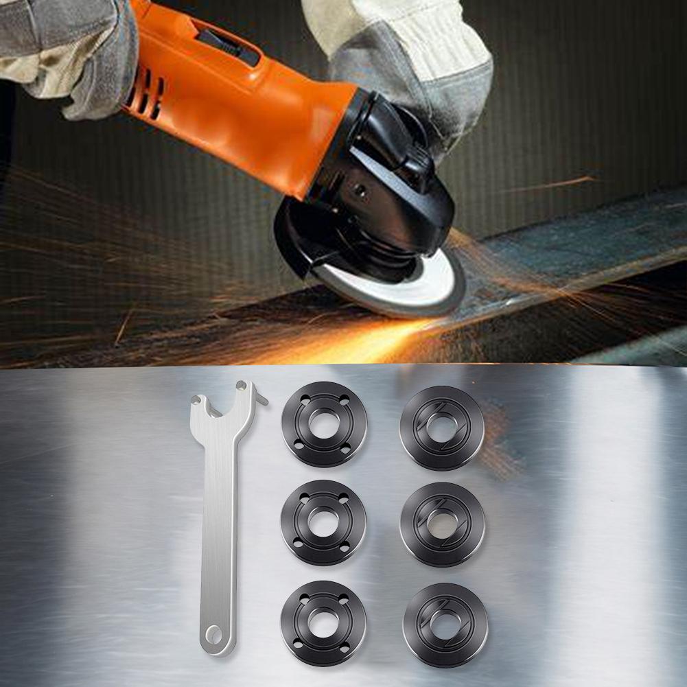 7pcs Wrench Set Angle Grinder Tools Adjustable Wrench Features Easy Removal Design Enhanced Polishing Capability