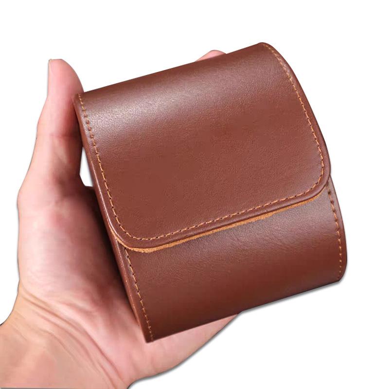 Waterproof PU Leather Watch Storage Box with 1-3 Slots - Stain-Resistant Gift Packaging