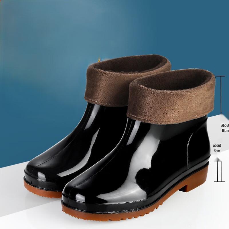 Короткие резиновые сапоги DAXTE с флисовой подкладкой 38-45