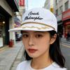 Korean Street Style Embroidered Baseball Cap With Adjustable Fit For Summer Casual Wear
