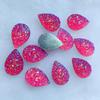 20pcs 11.5*17mm Natural Ore Style Flat Back Resin Rhinestones Cabochons For Bracelet Earrings Accessories -HA77