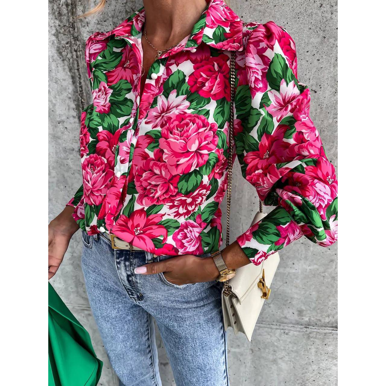 

Рубашка из ткани Ottom в женском стиле