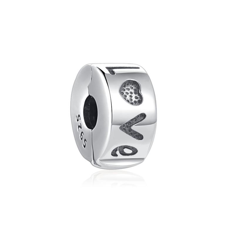 925 Silver Four Leaf Clover Pendant Beaded Bracelet for Women Fashion Jewelry DIY Accessories Gift