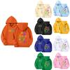 Kids Hooded Sweatshirt, Long Sleeve Pullover with Trendy Graphic Print for Boys and Girls