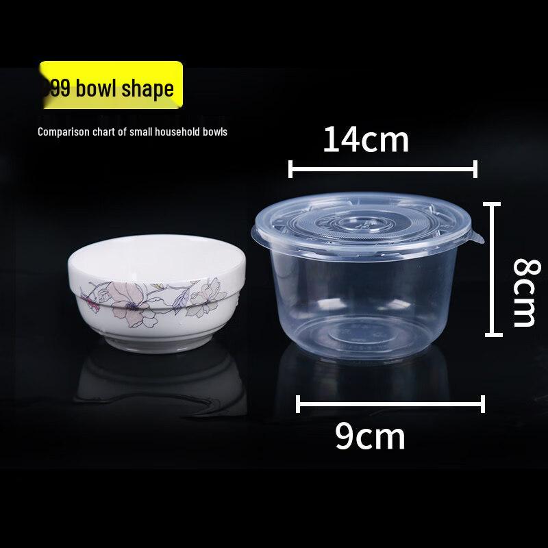 Standard Star Disposable Plastic Bowls with Lids