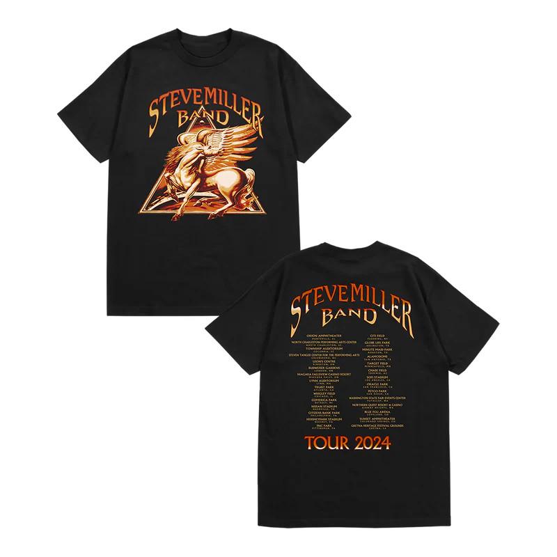 

Steve Miller Band Tour 2024 Cotton Black All Size T Shirt AG467 Unisex T-Shirt L