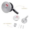 Privacy Indicator Lock Steel Bathroom Door Handle with Easy Installation Commercial Restroom Lock for Home & Office Use