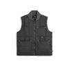 Taion Work Rib Neck Double Zip Down Vest K008WZWK Kids'