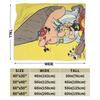 Asterix And Obelix Flannel Blanket  Warm Soft Throw Blanket for Living Room Picnic Street Trend Bedspread Sofa Bed Cover