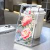 Pink Peony Flowers Lucency Phone Case for IPhone 14 15 16 13 12 11 17 Pro Max 12 13 Mini Soft Cover