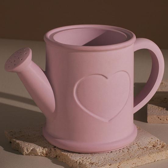 Yousheng 1 Set Watering Can Silicone Mold Handmade Gypsum Epoxy Resin Casting Mold Love Heart Flowerpot Storage Box Making Mould DIY Craft Lovers Gift