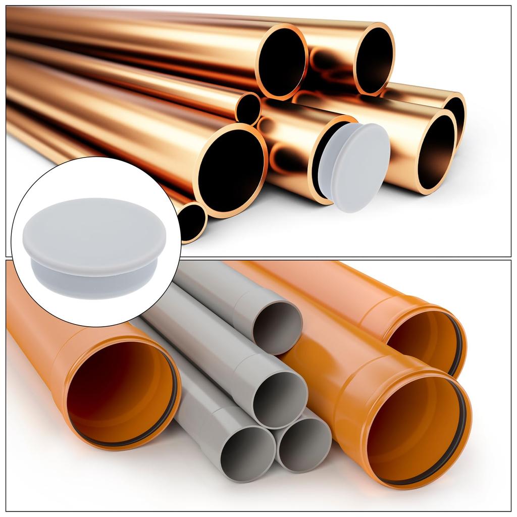 uxcell High Temperature Resistant Silicone Plug Mount Diameter 58.6mm/2.31" T-Shaped Rubber Stopper Hole Plug