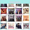 Soft And Stylish Map Of The Soul 7 Print Pillow Case Featuring K-pop Bangtan Boys Designs For Cozy Decor