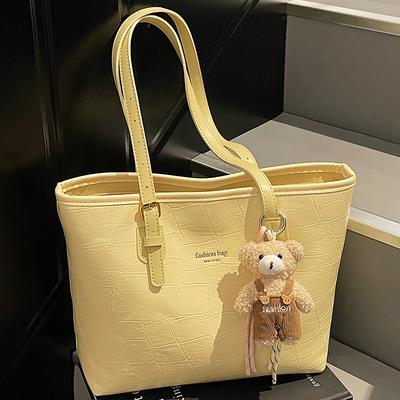Tragetasche mit großem Fassungsvermögen Sommer neue Tasche Damen einfache Nische Studenten-Schultertasche