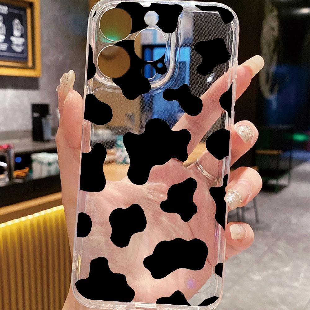 For Apple iphone 12 Pro Max 14 13 Plus Clear Cover Transparent for Artistic Pink Marble White Brown Leopard Print Phone Case TPU
