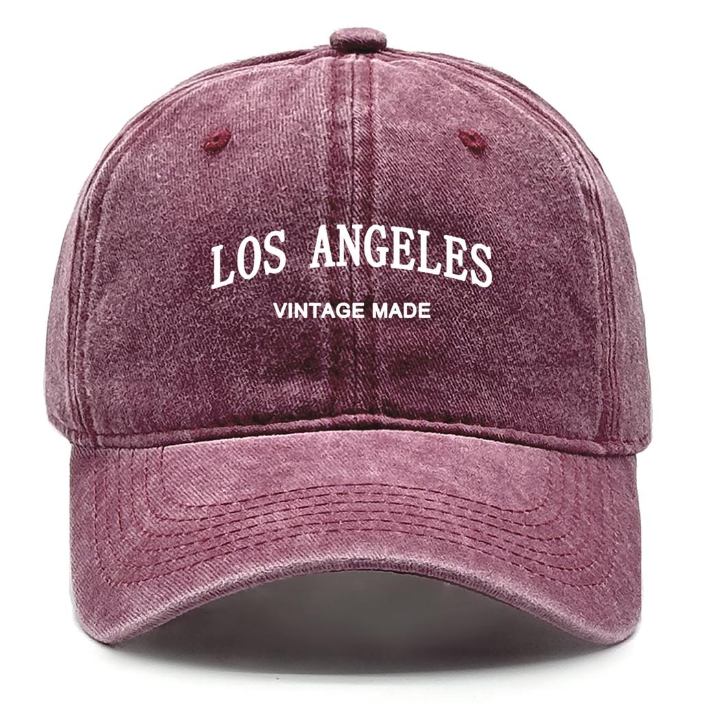 LOS ANGELES Print Unisex Adjustable Caps Hats For Man Inelastic Lightweight Snapback Sun Hat Ideal Choice For Outdoor Sports