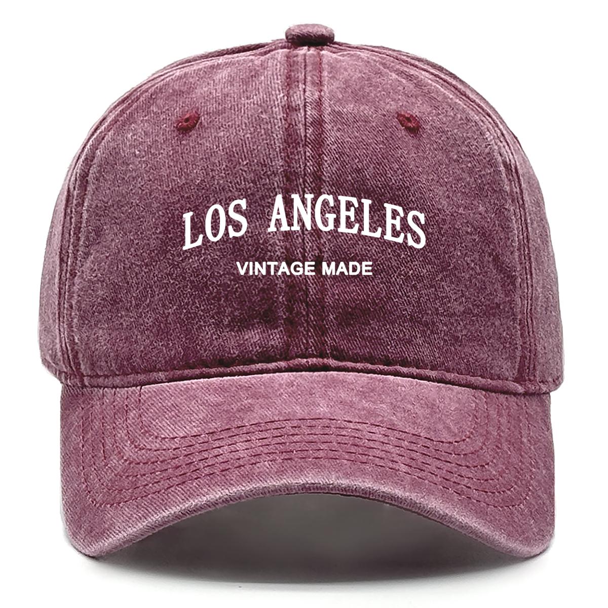 

LOS ANGELES Print Unisex Adjustable Caps Hats For Man Inelastic Lightweight Snapback Sun Hat Ideal Choice For Outdoor Sports