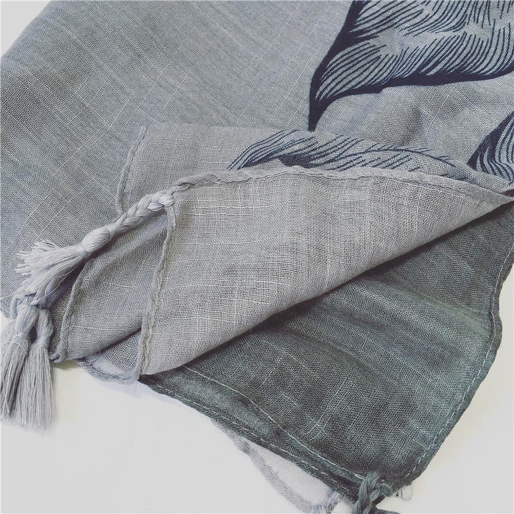 Women Fashion Bohemia Style Handmade Tassel Shawl Warming Bamboo Cotton Scarf