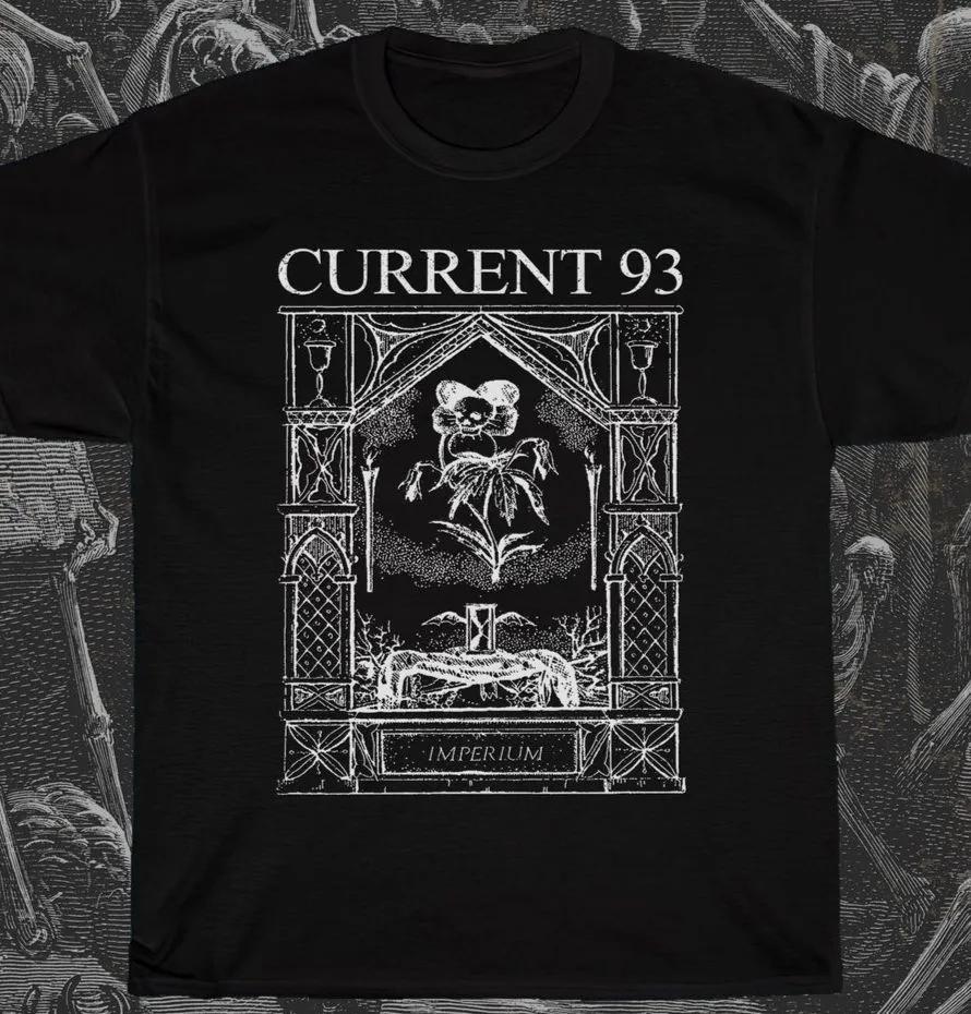 Unisex Short Sleeve Crew Neck Cotton T Shirt Current 93 Imperium XL