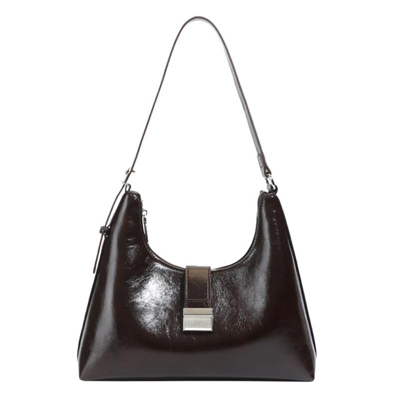 IELGY Ladies Solid Color Underarm Bag Commuter Shoulder Messenger Bag