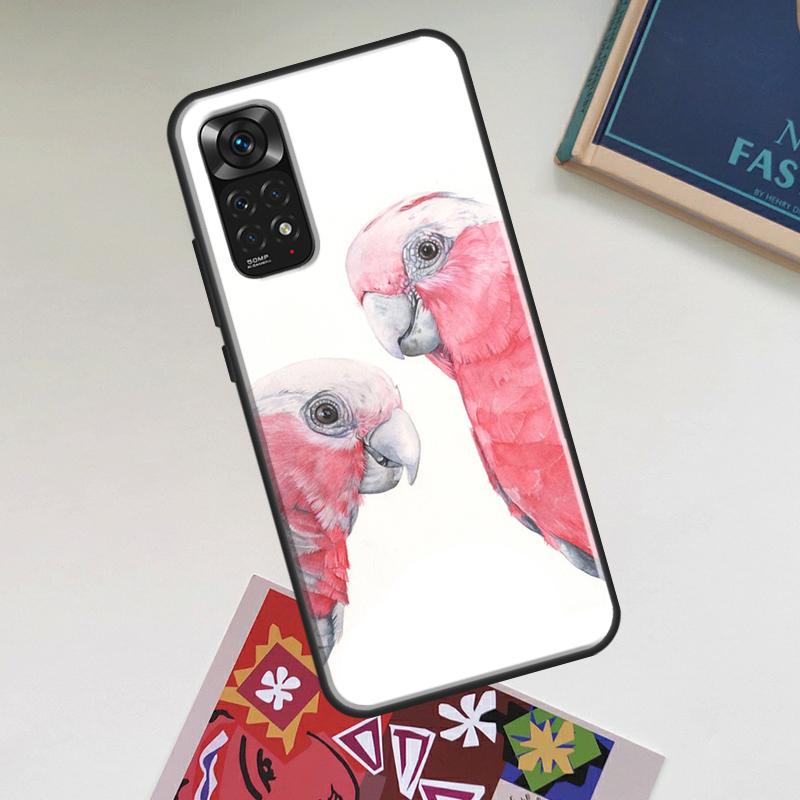 Animal Parrot Birds Case For Xiaomi Redmi Note 12 Pro Plus 8 9 10 11 Pro 8T 9S 10S 11S 12S 9C 10A 10C 12C Cover