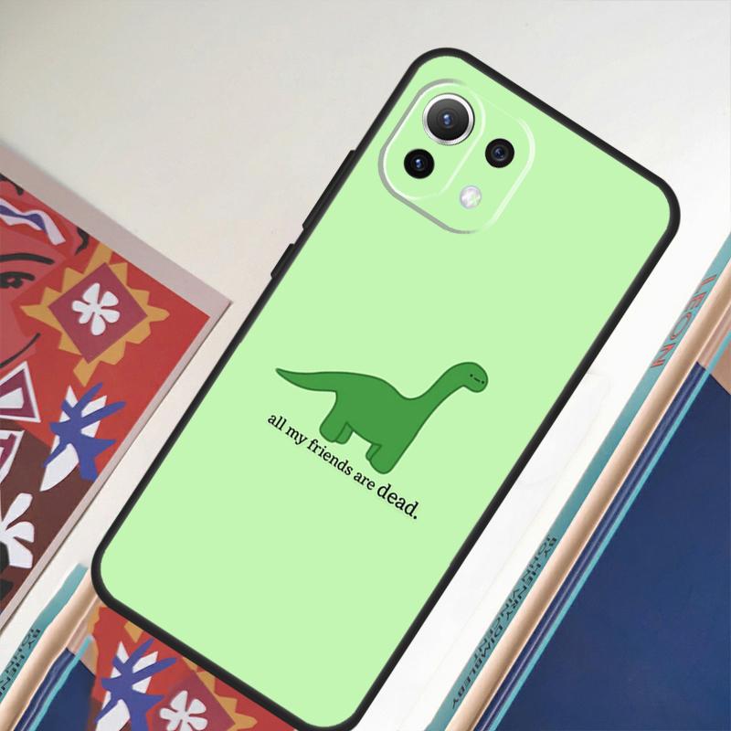 Cute Dino Aesthetic Dinosaur For Xiaomi 11T 12T 13 Pro 12 11 Lite Phone Case For POCO F5 X5 Pro F4 X4 GT F3 M5 X3 Pro
