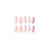 Wearable Nude Pink Glitter Nail Art Tips