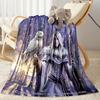 Gothic Style Blanket Soft & Cozy Perfect for Bed Office Chair Seaside for All Seasons Digital Print Best Holiday Gift for Friends Family