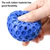 Unzerstörbarer Hundegummiball Interaktives Kauspielzeug für aggressive Kauer Quietschender Waben-Apportierball für Welpenzahnreinigung Langeweilevertreibung