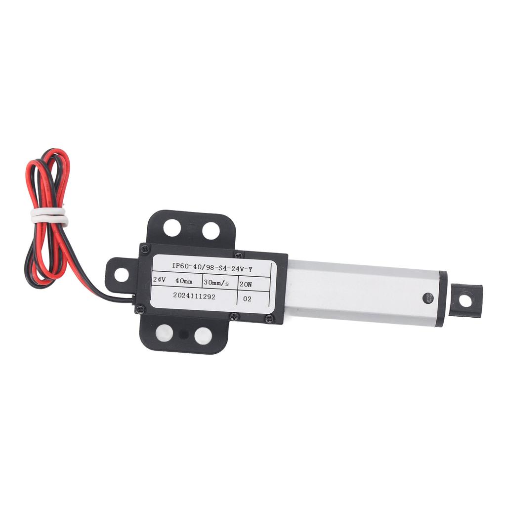 Mini elektrický lineární aktuátor 24V DC Vodotěsný pohybový aktuátor pro pohovku Robot Servo 40mm zdvih