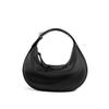 Top-grain Leather Underarm Bag, Niche Design, Half-moon Bag, Fashionable and Simple, Single-shoulder Crossbody Bag for Women