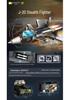 Chinese Style Trendy Boy Model Set: Type 99B Tank & J-20 Stealth Fighter Building Blocks