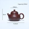Chinese Yixing Purple Clay Teapot Handmade Flowers Tea Pot Household Beauty Tea Infuser Kettle Raw Ore Zisha Tea Set 230ml