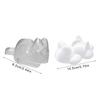 Handmade Sushi Moulds Animal Rice Molds Set Cats Shaped Sushi Molds Convenient Rice Molds Polypropylene Sushi Maker