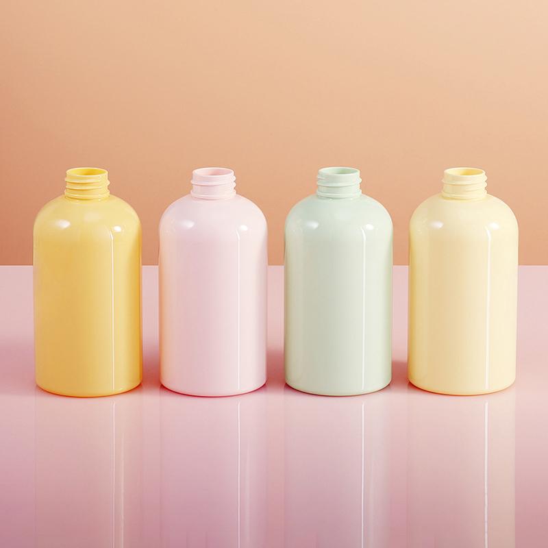 300Ml Empty Plastic Pump Lotion Shampoo Bottle High-End Cosmetics Refillable Bottles Bathroom Storage Box