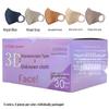 3D Soft-Color Mask: High-Profile, Ear-Friendly, Breathable, Disposable, Three-Layer Japanese Design