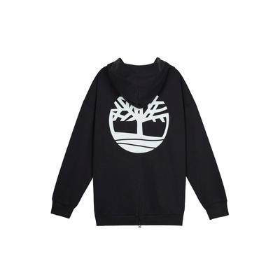 Timberland Tree Logo Printed Hoodie Men Hoodies Black A5PVA-001