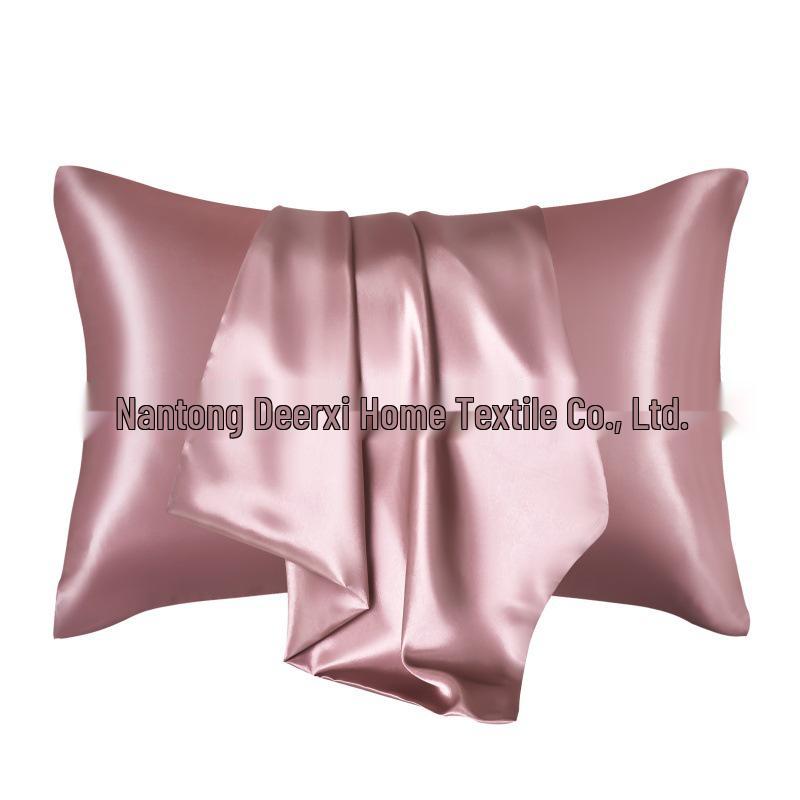 Silk Satin Envelope Pillowcase Pair for Cross-Border Trade