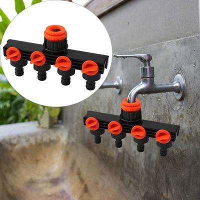 Outils d'irrigation et d'arrosage de jardin, robinet à 4 voies, séparateur de tuyau, raccords de collecteur goutte-à-goutte, ensemble de connecteurs de tuyaux, adaptateur de robinet à filetage rapide
