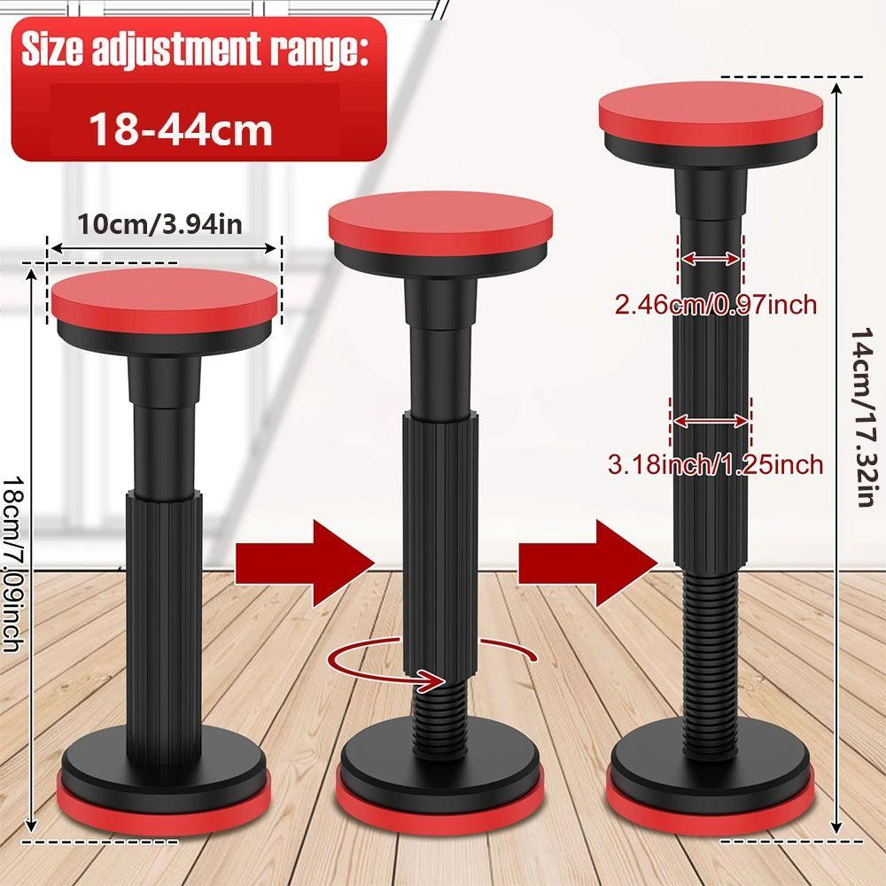 2PCS/Set Single/Double Hole Cabinet Lifting Bracket Furniture Height Leg  Heavy Furniture Lift Tool
