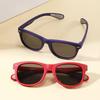 Fashion Square Children Sunglasses Baby Sunshade Silicone TPEE Frame Glasses Girl Boy Outdoors Polarized Shades UV400 3-12 s