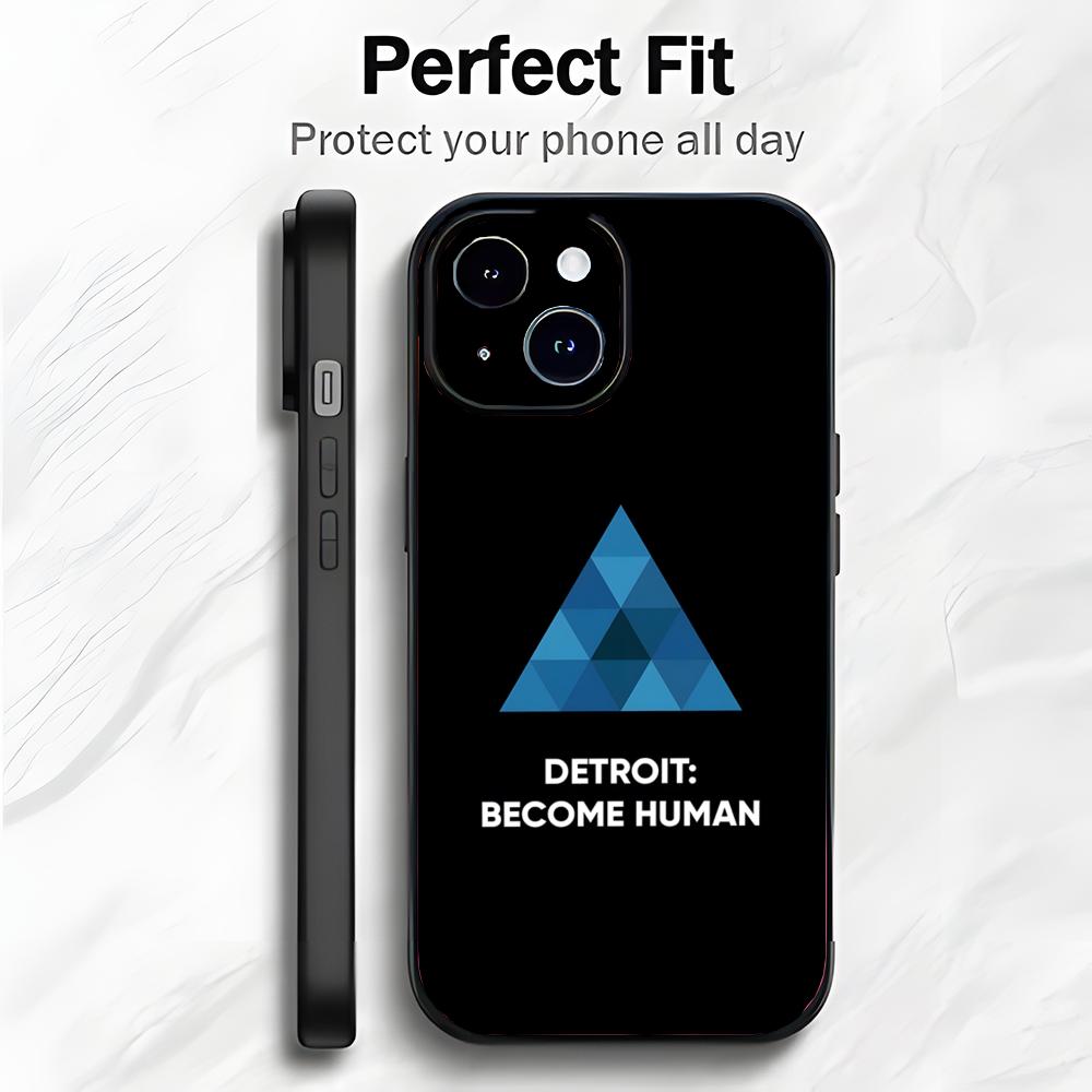 

Emotional SciFi Game D-Detroit Become Human Phone Case Phone Case Soft Packaging Lightweight For iPhone17 16 15 14 13ProMax iphone12promax