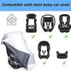 Baby Carseat Cover Car Seat Heat Shield Breathable Shield Dustproof Protector For Vehicle Road Trip Heat Blocking Travel Hot