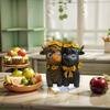 Resin Highland Cow Figurines Spring Sunflower Calf Lovers Gifts Scottish Cow Statue  Garden Decor